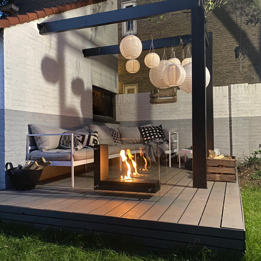 Decorative fireplace bio ethanol