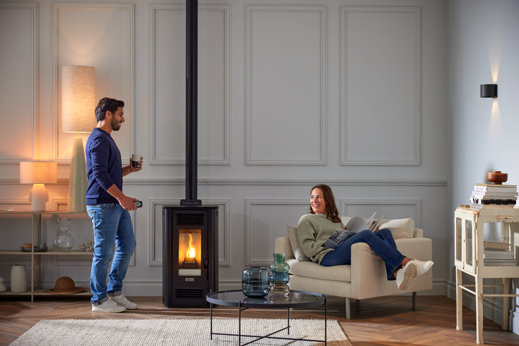 Pellet stove Thelma 74 black