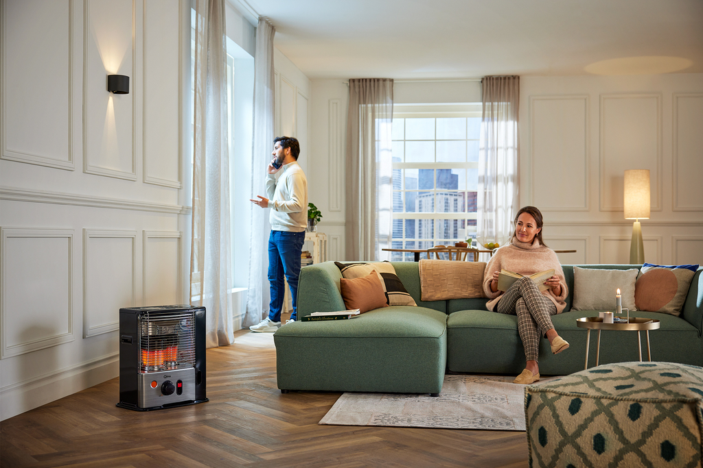 Paraffin Wick Heater R 8128S C-2 Inox/black