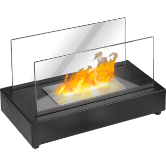 Decorative ethanol fireplace FFB 105 black