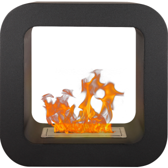 Decorative ethanol fireplace FFB 4242 black