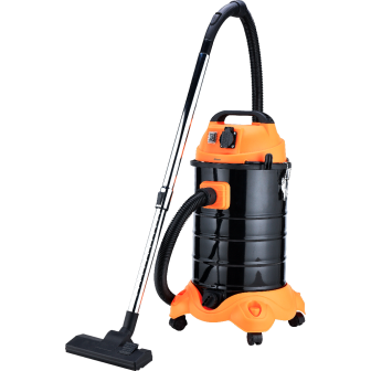 Wet and dry vacuum cleaner with power outlet WDZ 530 black/orange