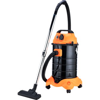 Wet and dry vacuum cleaner with power outlet WDZ 530 black/orange