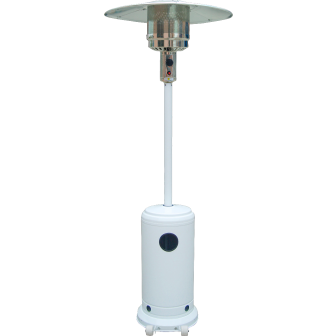 Gas patio heater 2-in-1 PGU 2013 white/silver Gas patio heater 2-in-1 PGU 2013 white/silver