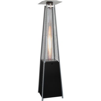 Gas patio heater 2-in-1 PGP 113 black/silver