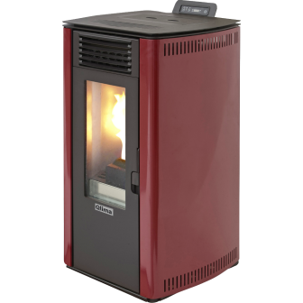 Pellet stove Fiorina 74-2 S-Line red/black