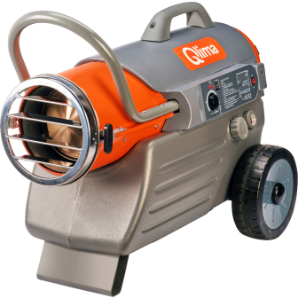 Dual fuel forced air heater DFA 4100 orange/grey