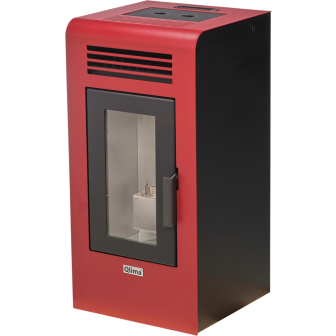Pellet stove ECO 1700 red/black