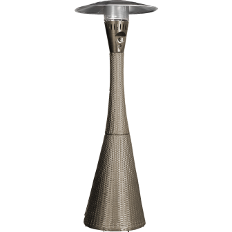 Gas patio heater PGW 312 brown/silver