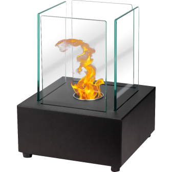 Decorative ethanol fireplace FFB 022 black