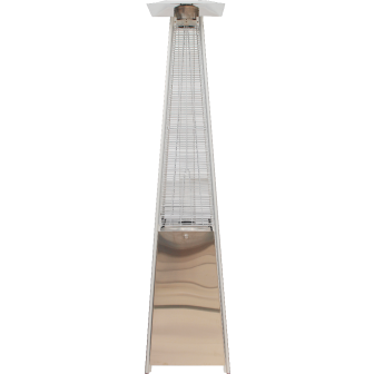 Gas patio heater 2-in-1 PGP 113 inox/silver
