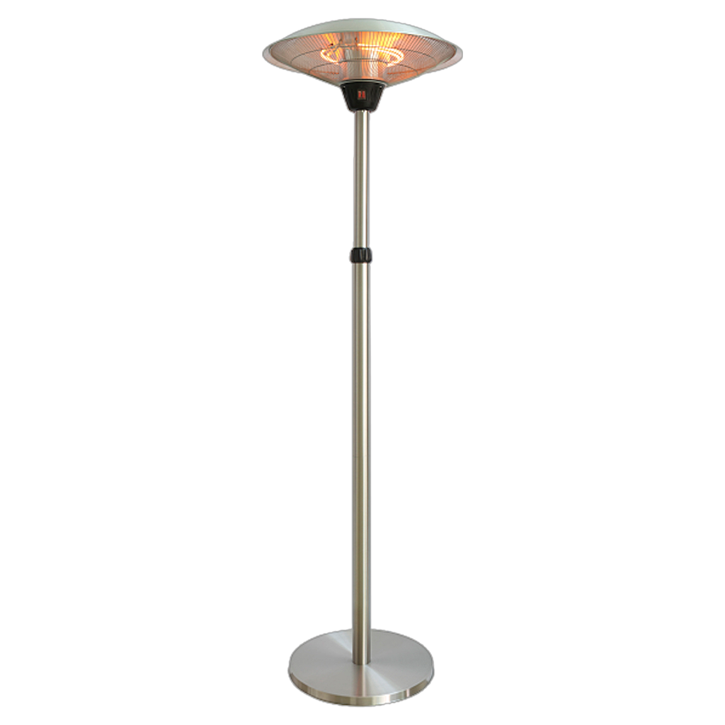 Electric patio heater PEP 2021E inox/silver Electric patio heater PEP 2021E inox/silver