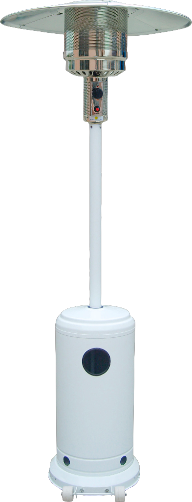 Gas patio heater 2-in-1 PGU 2013 white/silver Gas patio heater 2-in-1 PGU 2013 white/silver