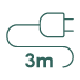 3 metre powercord