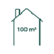 House volume 100 m3