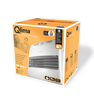 Paraffin Laser Heater SRE 8040 C Silver