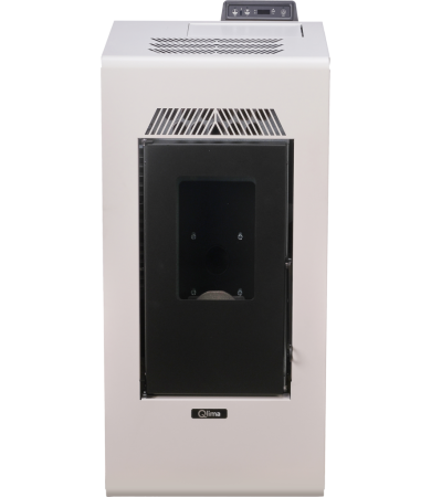 Pellet stove Fiorina 78 S-Line white/black