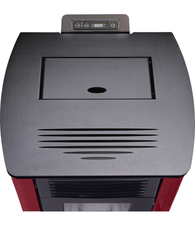 Pellet stove Fiorina 90-2 S-Line red/black