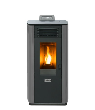 Pellet stove Fiorina 74-2 S-Line grey/black