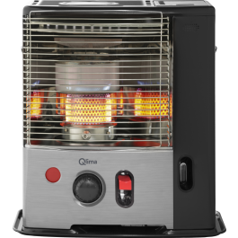 Paraffin wick heater R 8128 C inox/black