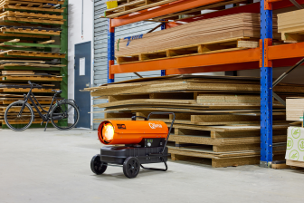 Dual fuel forced air heater DFA 2350 orange