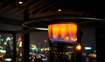 Gas patio heater 2-in-1 PGU 2013 without regulator black