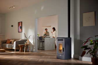 Pellet stove ECO 1700 black