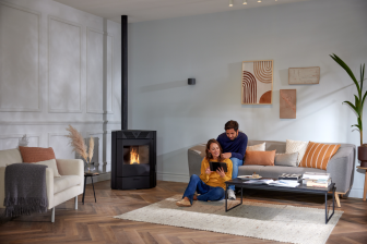Pellet stove Isotta 94 S-Line black