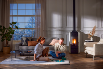 Pellet stove Roma 110-2 SMART white
