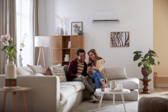 Split unit air conditioner pre-filled SC 6135 white