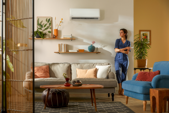 Split unit air conditioner pre-filled SC 6153 white